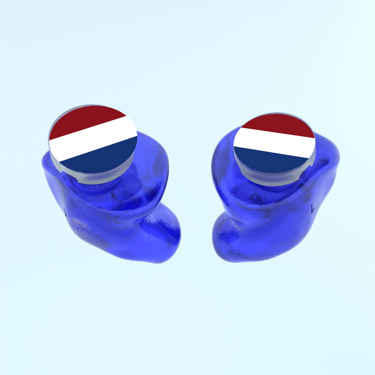 Otoplastiek op maat met logo